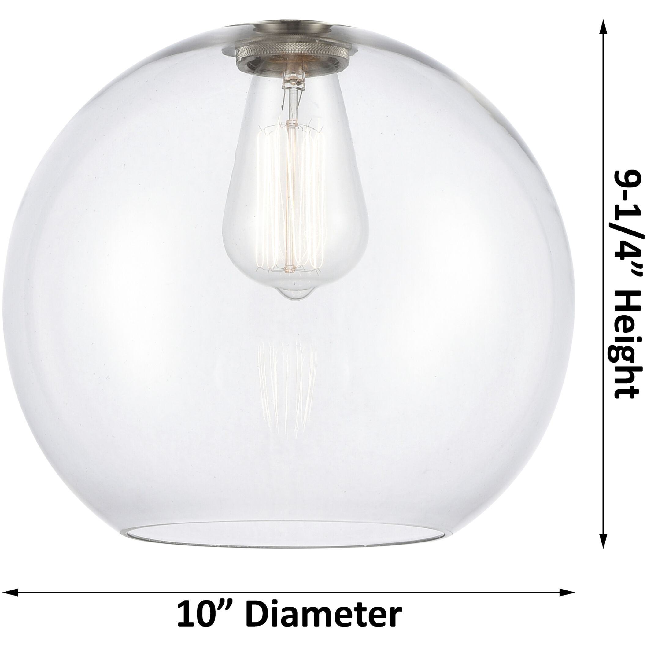 Ballston Concord 1 Light 10 inch Matte Black Mini Pendant Ceiling Light in Incandescent, Seedy