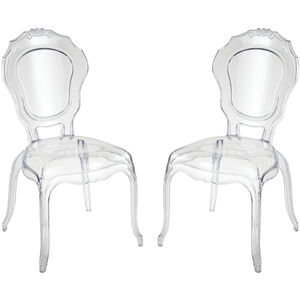 Vie En Rose Clear Chair, Set of 2