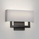 Manhattan Wall Sconce Wall Light in Brushed Bronze, dweLED