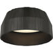 Clodagh Bling LED 15.1 inch Plated Dark Bronze Flushmount Ceiling Light