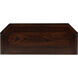 Charleston One Drawer Console Table in Dark Brown