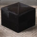 Leather and Hide 18 inch Espresso Hide w/ Dark Brown Stitching Ottoman