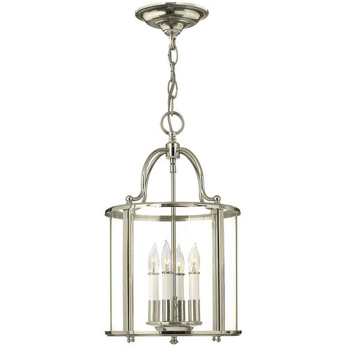 Gentry 4 Light 12 inch Polished Nickel Indoor Foyer Light Ceiling Light