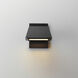 Mansard LED 6.25 inch Black Outdoor Wall Mount