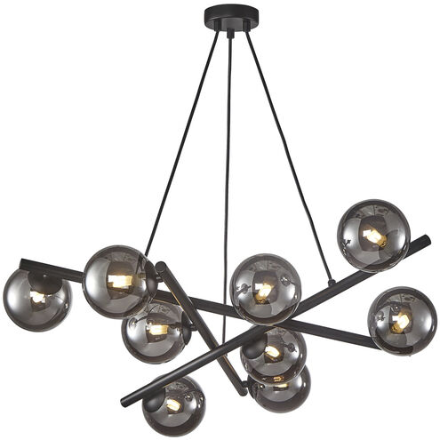 Modena LED 31 inch Matte Black Chandelier Ceiling Light