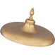 Camden 1 Light 14 inch Rubbed Brass Pendant Ceiling Light