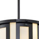Lemuria 2 Light 15 inch Black Pendant Ceiling Light, Medium