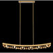 Arcus 1 Light 57.13 inch Aged Brass Linear Pendant Ceiling Light