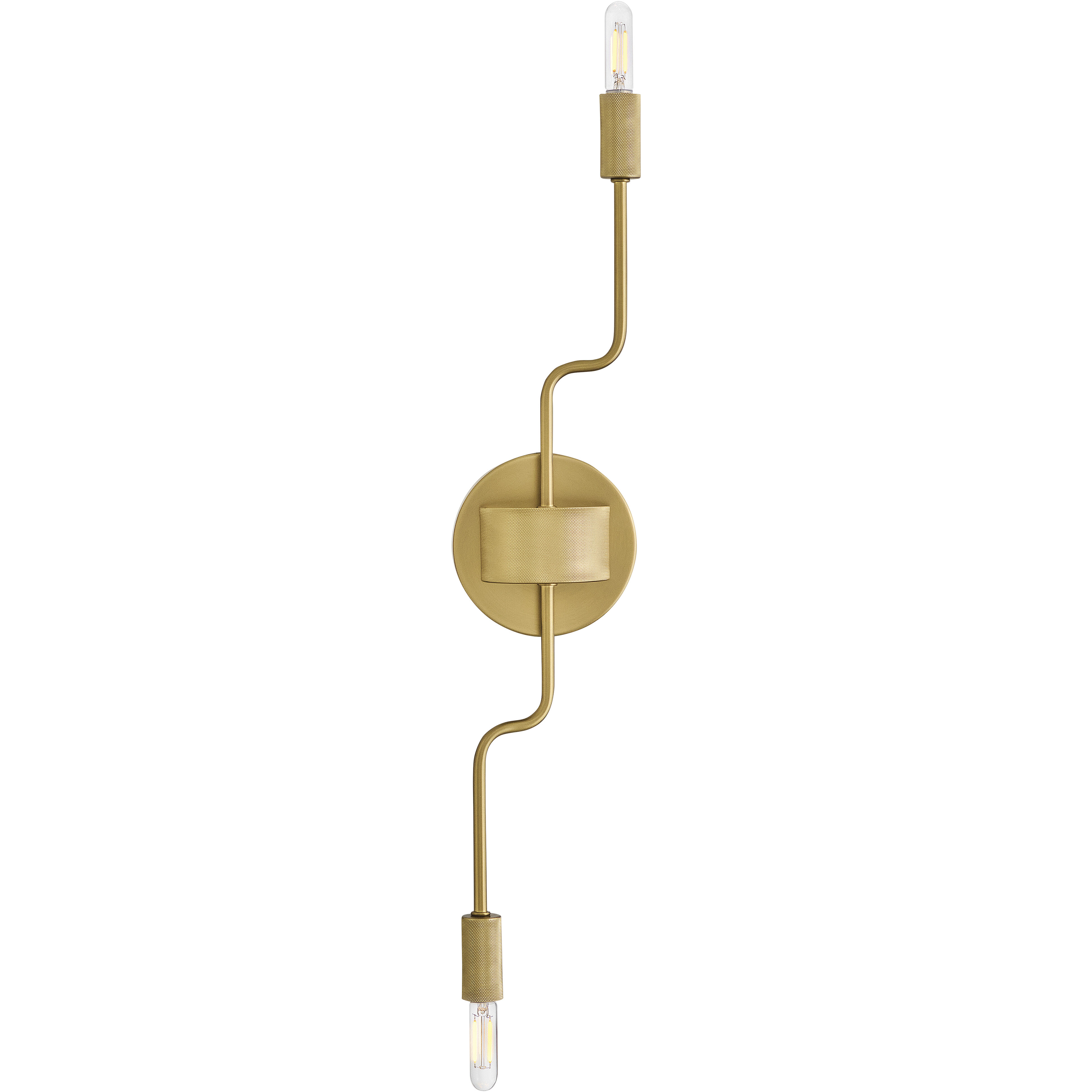 Austen 2 Light 5.25 inch Lacquered Brass Sconce Wall Light