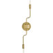 Austen 2 Light 5.25 inch Lacquered Brass Sconce Wall Light