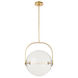Sean Lavin Fues Line-Voltage Pendant Ceiling Light in Clear Glass