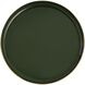 Nelson Dark Green Enamel with Polished Brass Tray in Dark Green Enamel and Polished Brass