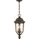 Havenwood 4 Light 12.13 inch Tavira Bronze And Alder Silver Outdoor Hanging Light, The Great Outdoors