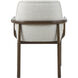 Kesden Pyramid Brown Dining Chair, Wooden, Upholstered