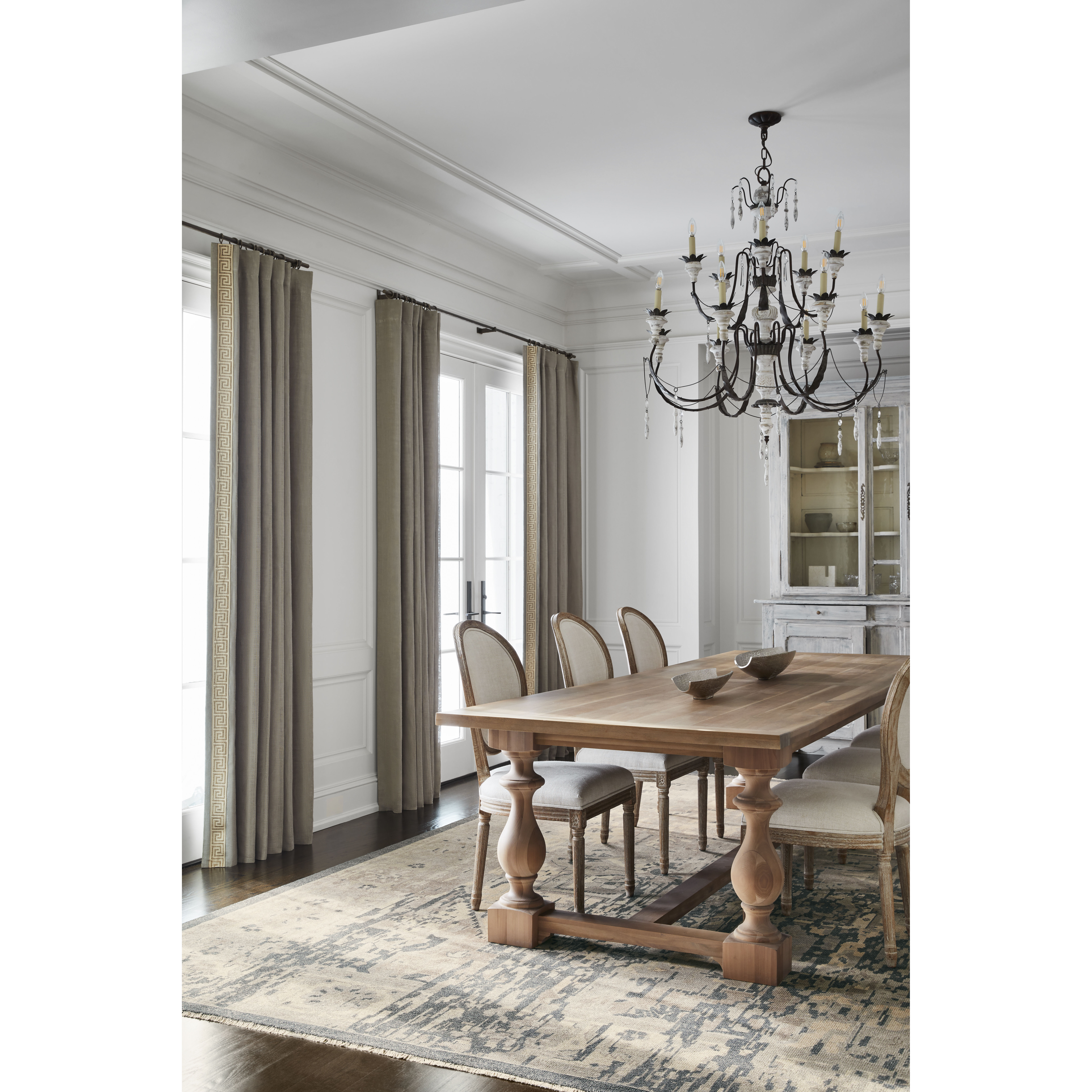 Cappadocia 132 X 96 inch Charcoal Rug, Rectangle