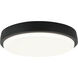 Zane LED 12 inch Matte Black Flush Mount Ceiling Light