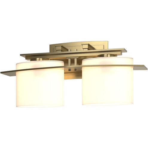 Arc Ellipse 2 Light 17.1 inch Modern Brass Sconce Wall Light