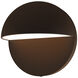 Mezza Cupola LED 5 inch Textured Bronze ADA Sconce Wall Light