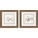 Animals Collection Gray Framed Art