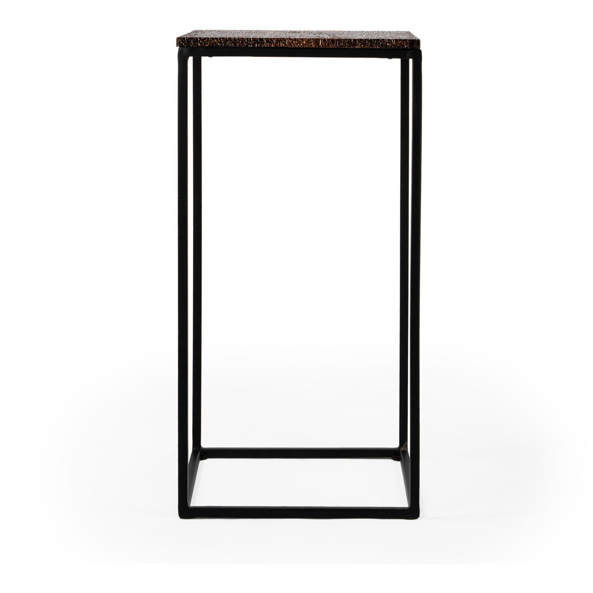 Lacrossa Top Side Table in Bronze