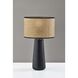 Sheffield 22 inch 100.00 watt Black Table Lamp Portable Light