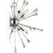 Sprigny 6 Light 25 inch Polished Nickel Chandelier Ceiling Light