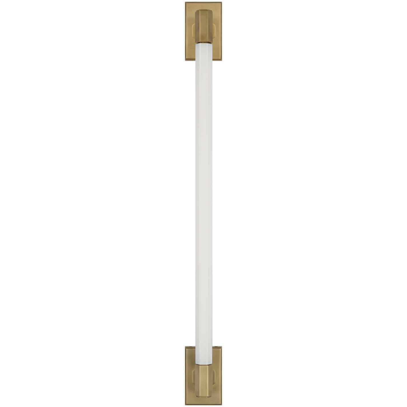 Chapman & Myers Hawthorne LED 2.5 inch Antique-Burnished Brass Linear Bath Light Wall Light