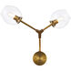 Cavoli 2 Light 11 inch Brass Wall Sconce Wall Light