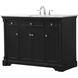 Clarence 48 X 22 X 35 inch Black Vanity Sink Set