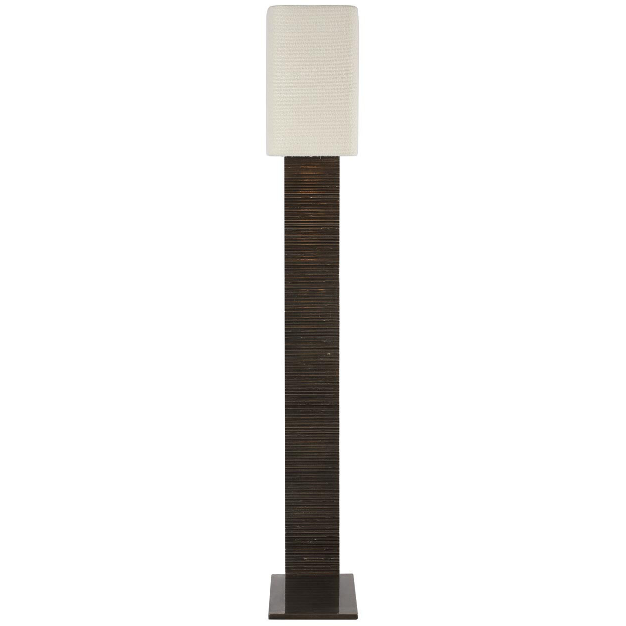 Anne-Marie Barton Fumar 54.75 inch 8.00 watt Ridged Graphite Statement Floor Lamp Portable Light