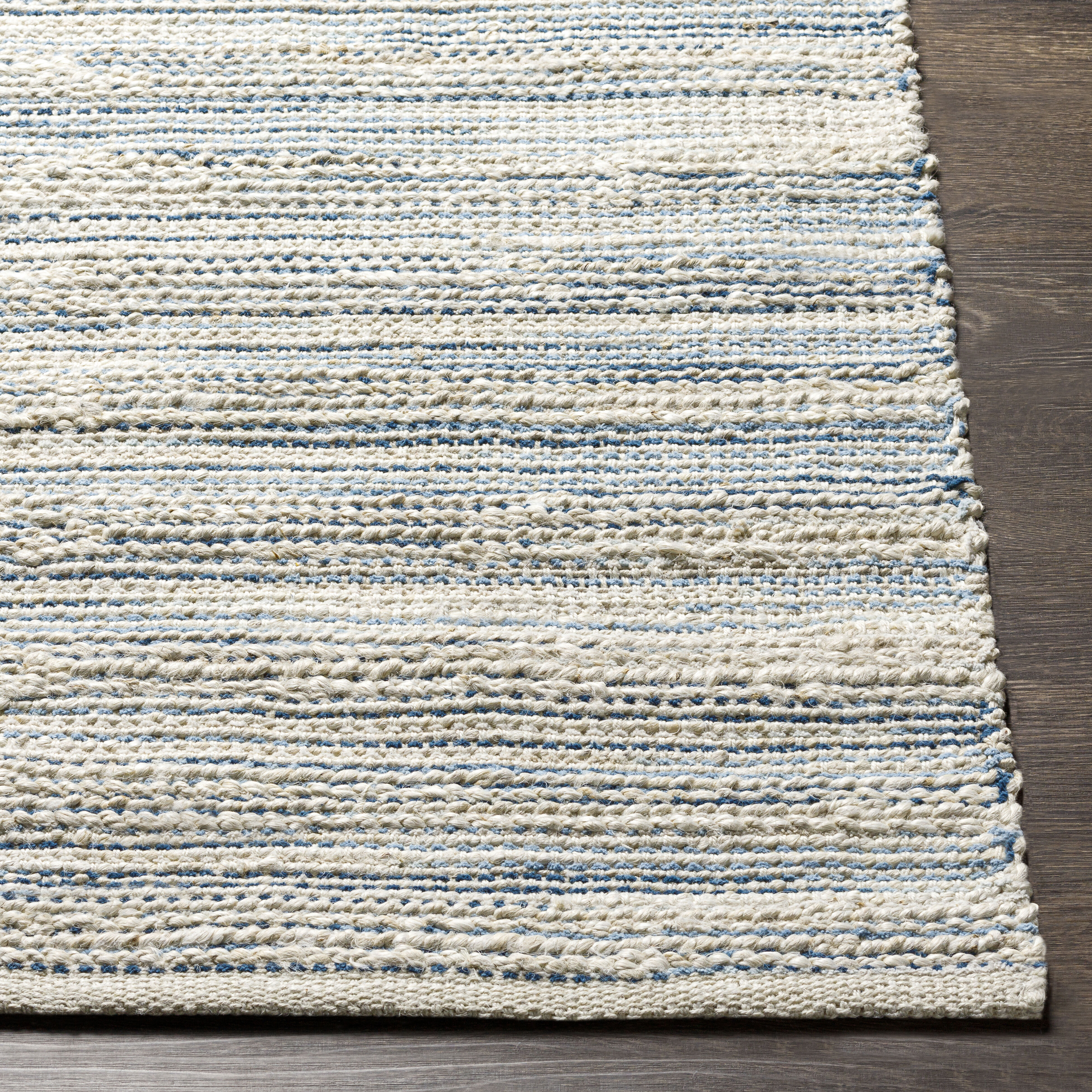 Bali 120 X 96 inch Denim Rug in 8 x 10, Rectangle