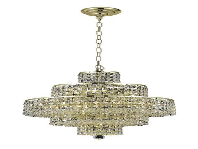 Maxime 13 Light 20 inch Gold Dining Chandelier Ceiling Light in Clear, Royal Cut