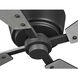Chapin 54 inch Graphite with Grey Weathered Wood Blades Ceiling Fan