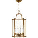 Gentry 6 Light 14 inch Heirloom Brass Indoor Foyer Light Ceiling Light