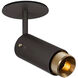 Exhaust Spot LED 2.36 inch Graphite / Brass Flush Mount Ceiling Light