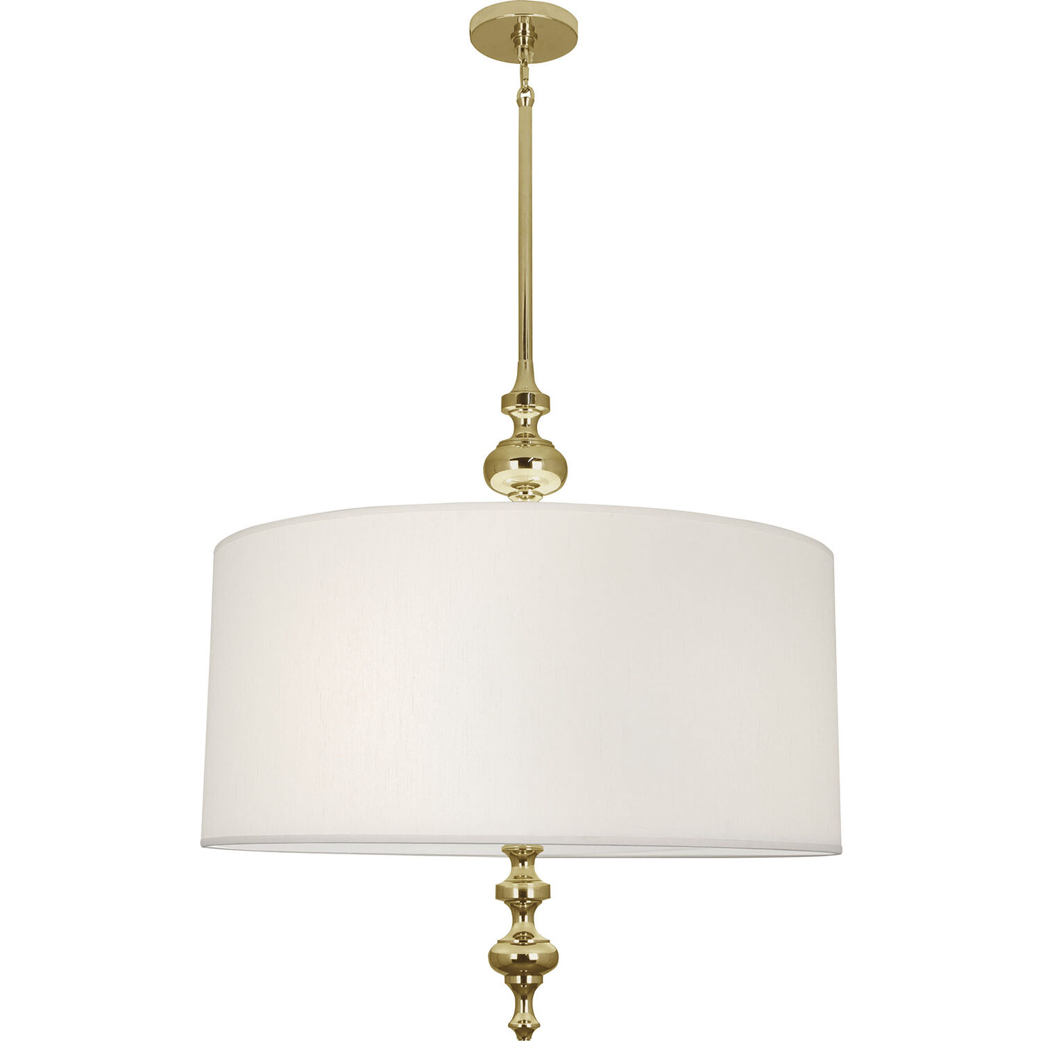 Arthur 3 Light 27 inch Modern Brass Pendant Ceiling Light