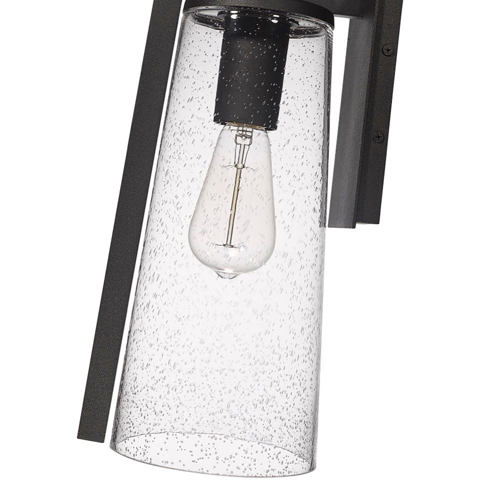 Portofino LED 14 inch Black Outdoor Wall Light