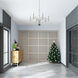 Wisteria 6 Light 26 inch Brushed Nickel Chandelier Ceiling Light