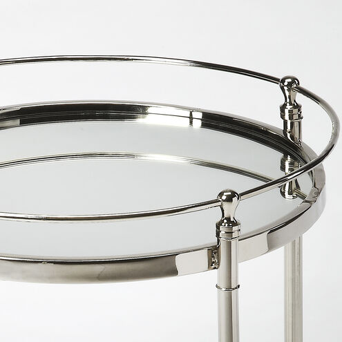 Crosby Metal & Mirror 24 X 19 inch Butler Loft Accent Table