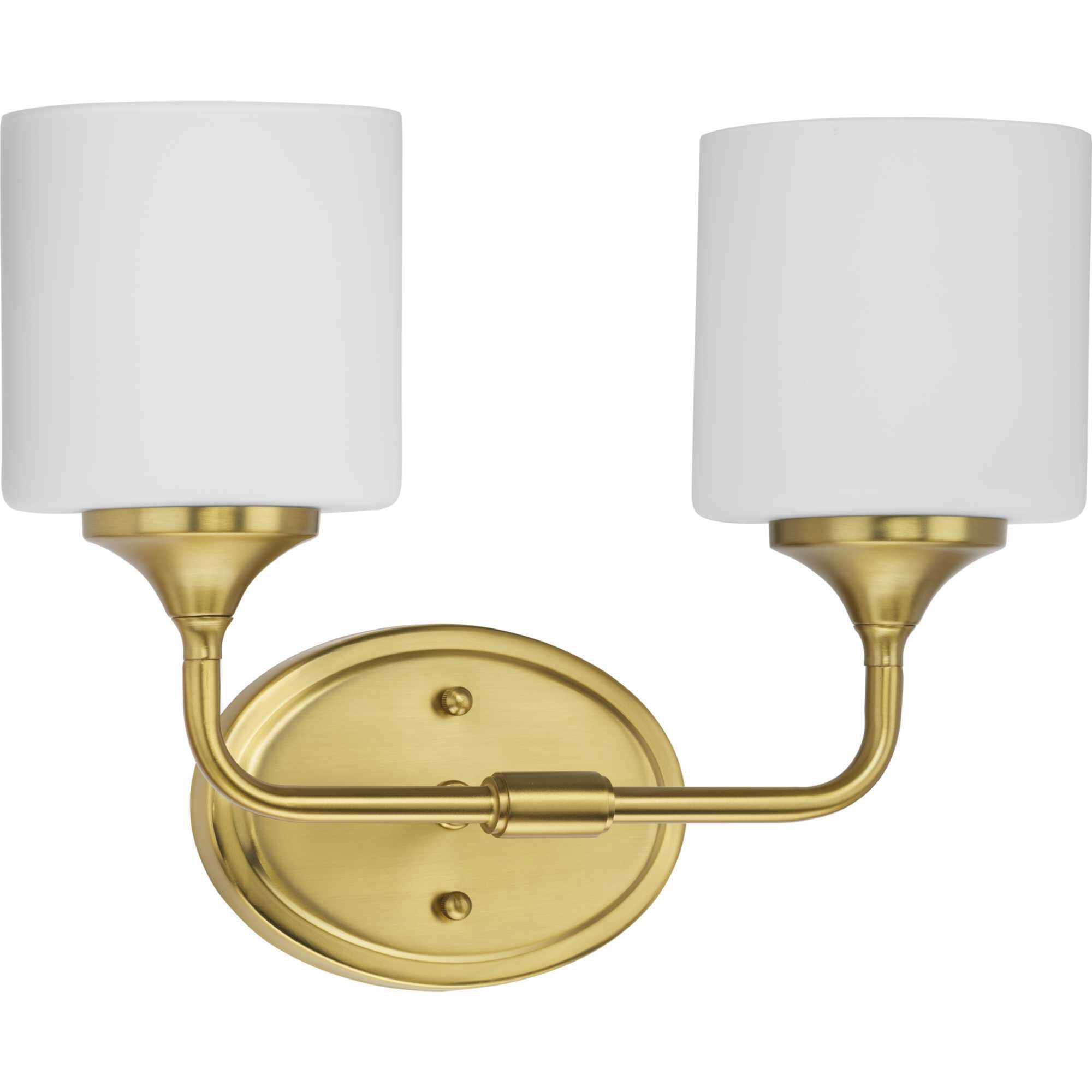 Lynzie 2 Light 14.5 inch Brushed Gold Bath Vanity Light Wall Light