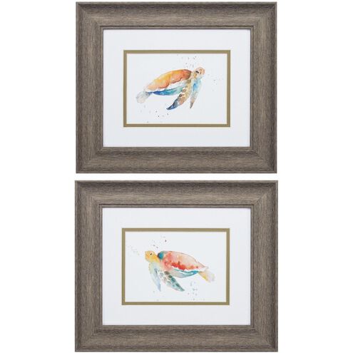 Waterside Collection Yellow Framed Art