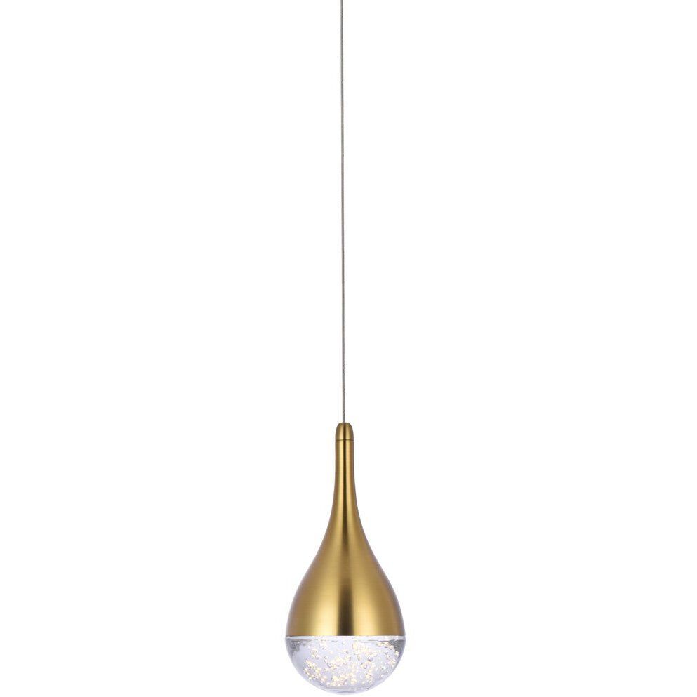 Amherst 1 Light 5 inch Satin Gold Pendant Ceiling Light