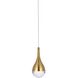 Amherst 1 Light 5 inch Satin Gold Pendant Ceiling Light