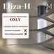 Atlas Eliza-H 56 inch Brushed Nickel with Old Oak Tone Blades Flush Mount Ceiling Fan
