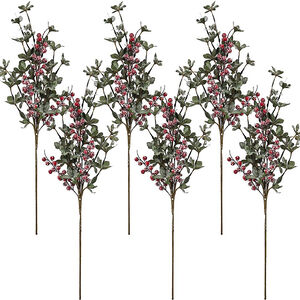 Anita Green and Red Faux Spray