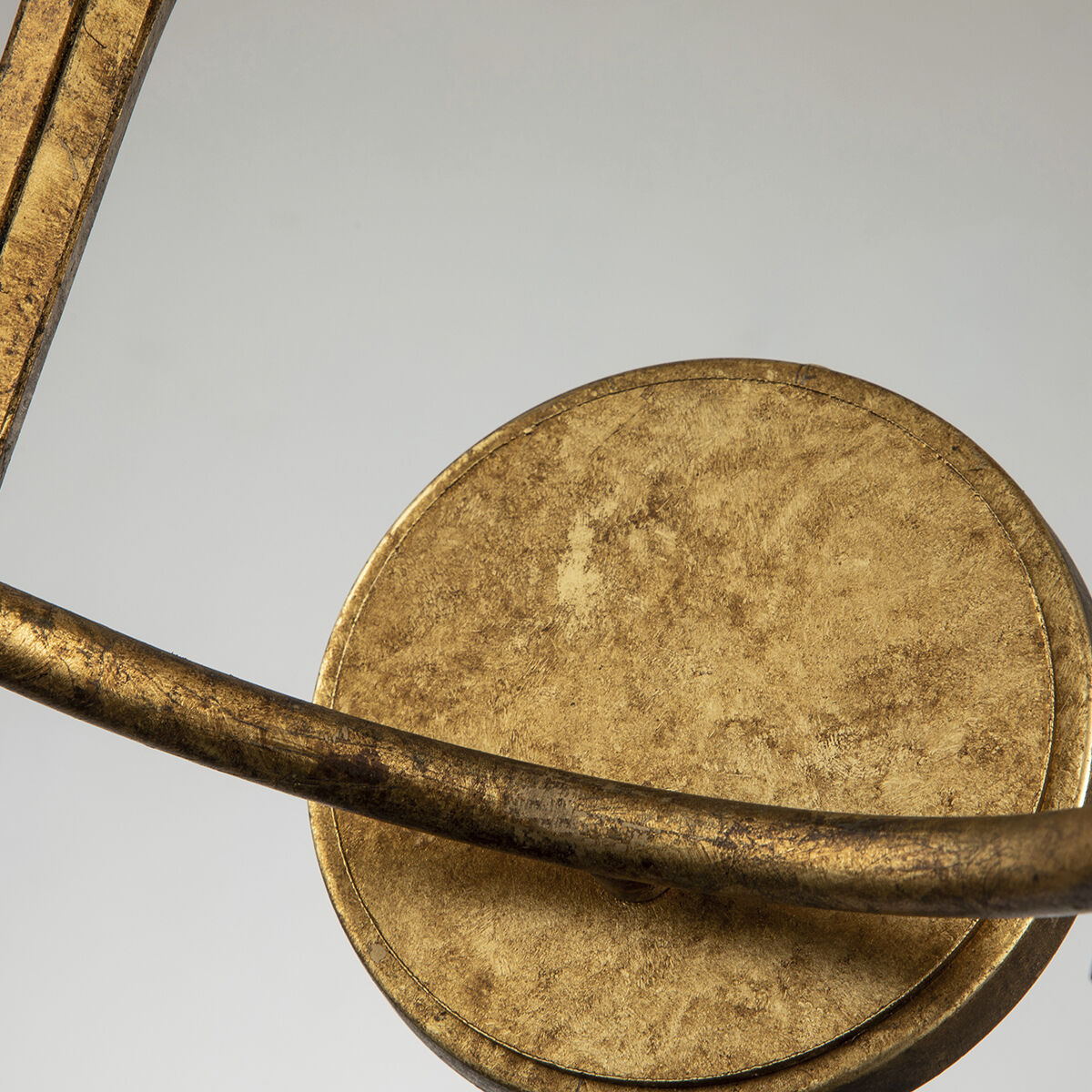 Sawgrass 2 Light 10.5 inch Gold Leaf Sconce Wall Light