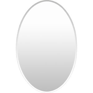 Contour 28 X 22 inch Light Grey Mirror, Oval