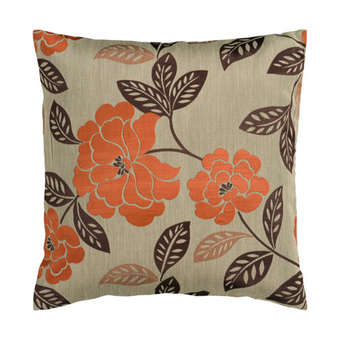 Blossom 18 X 18 inch Sage Pillow Kit, Square