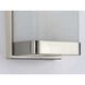 Linen Glass 1 Light 6 inch Brushed Nickel Wall Sconce Wall Light