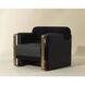 Edgar Bravo Black / Abbington Black Lounge Chair